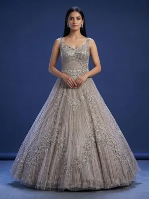 Buy Net Gown for Women | Stylish Net Gowns for Weddings & Parties...