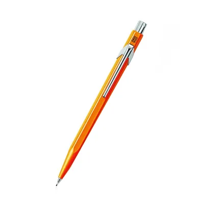 Portamine Metal Caran D'Ache Fixpencil 884 - 2mm, Corpo In Alluminio Con Impugnatura Zigrinata, Temperamine Integrato - 5
