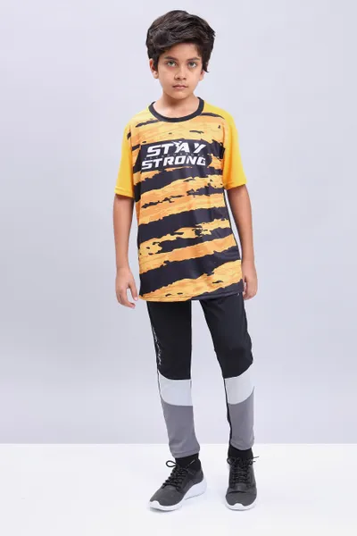 Technosport Boys Active Round Neck T-shirt