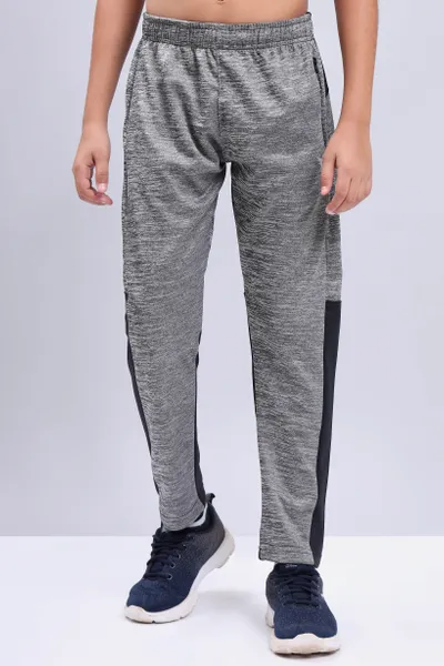 Technosport Boy's Active Black Running Trackpant