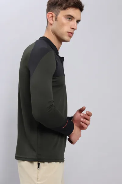 Technosport Men's Active Full Sleeve Polo T-Shirt