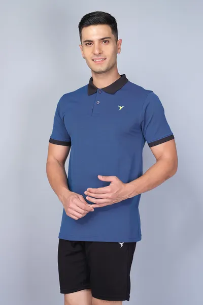 Technosport Mens Active Polo Half Sleeve T-shirt