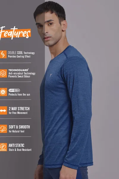 Technosport Men's Active Crew Neck T-Shirt