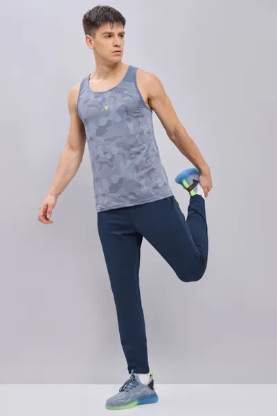 Technosport Men's Active Light Navy Tank Top