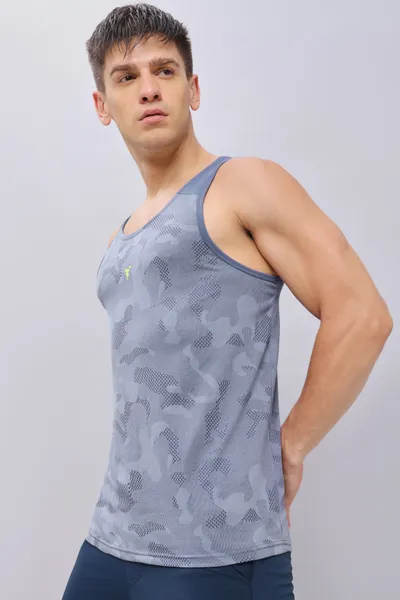Technosport Men's Active Light Navy Tank Top