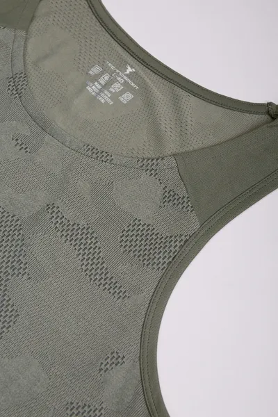 Technosport Men's Active Olive Tank Top