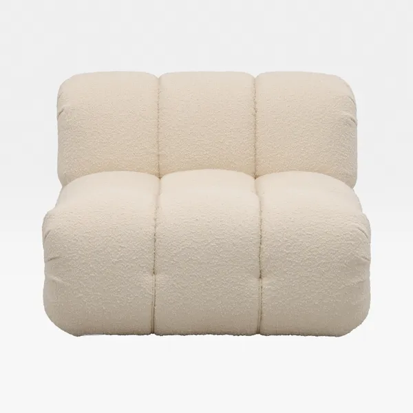 SEABIRD armless modular chair white