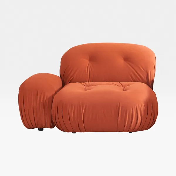 TOKYO left arm modular chair red