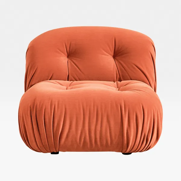 TOKYO armless modular chair red