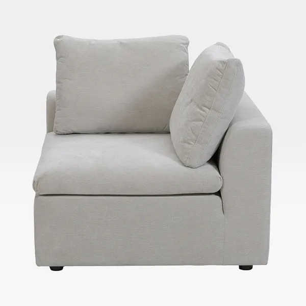 LIGHT corner modular chair natural