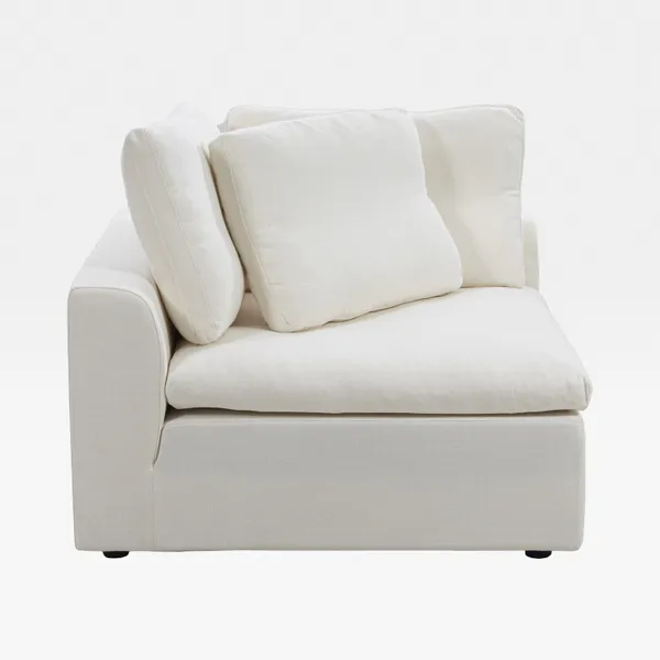 SUNLIGHT SP corner modular chair white - large