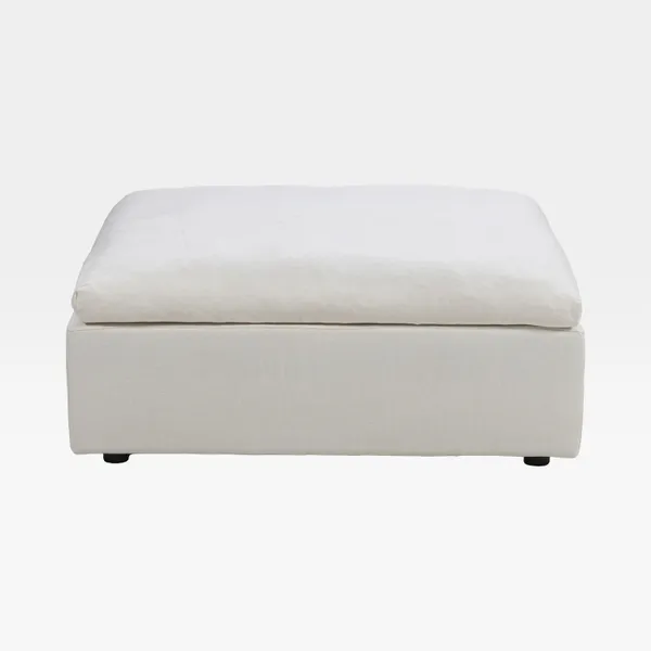 SUNLIGHT SP footstool white - large