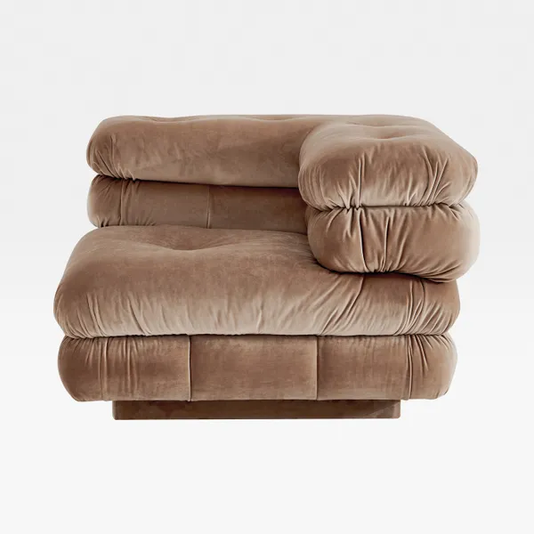 CAMELONT corner modular chair brown