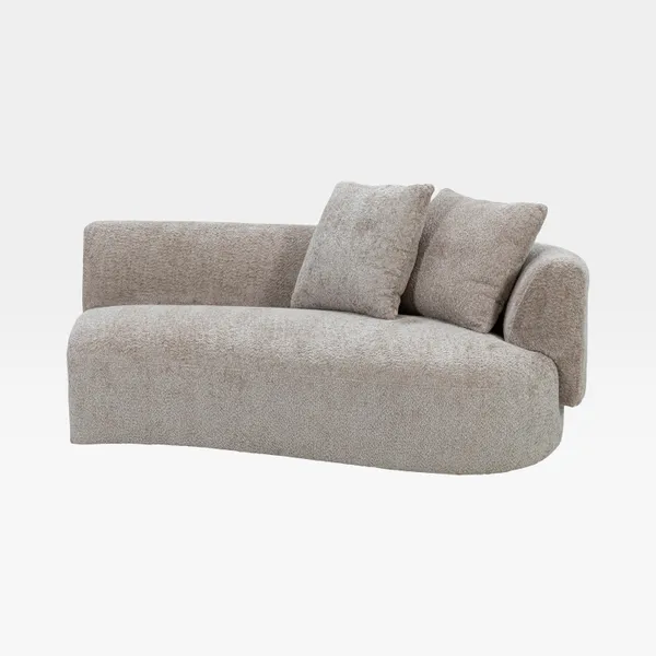 SYDNEY 2 seater right arm modular sofa taupe