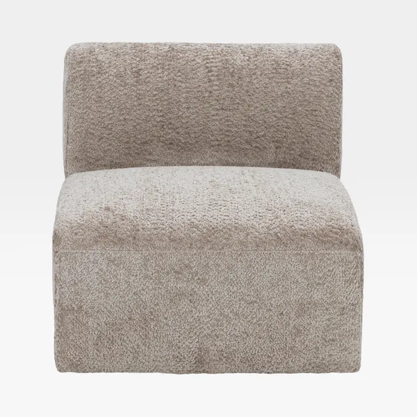 SYDNEY armless modular chair taupe