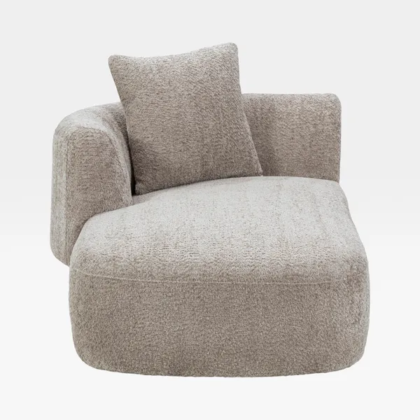 SYDNEY left arm modular chaise taupe