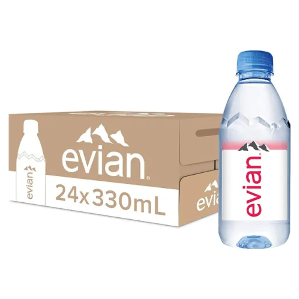Evian Mineral Water 24X330Ml (English)