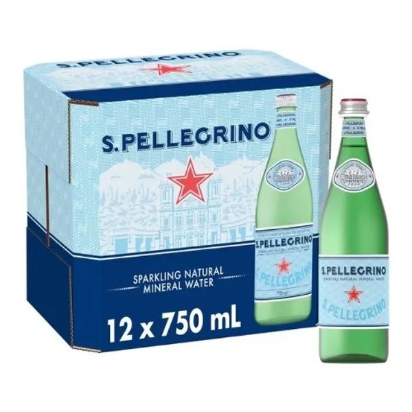 San Pellegrino Sparkling Mineral Water (English) 12X750Ml