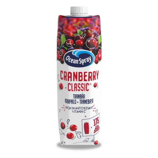 Ocean Spray Cranberry Juice 12X1Ltr