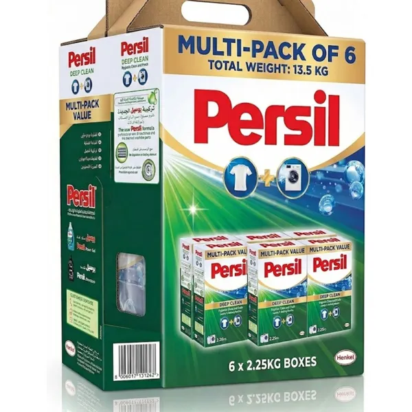 PERSIL DETERGENT POWDER GREEN 1X6X2.25 KG
