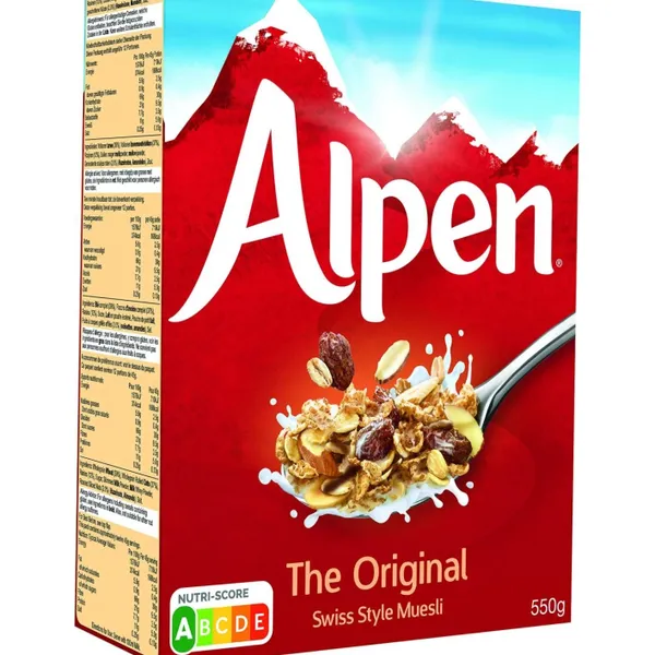 ALPEN ORIGINAL MUESLI 6X550GM