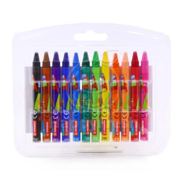 Wax Crayons 12pcs + 12pcs