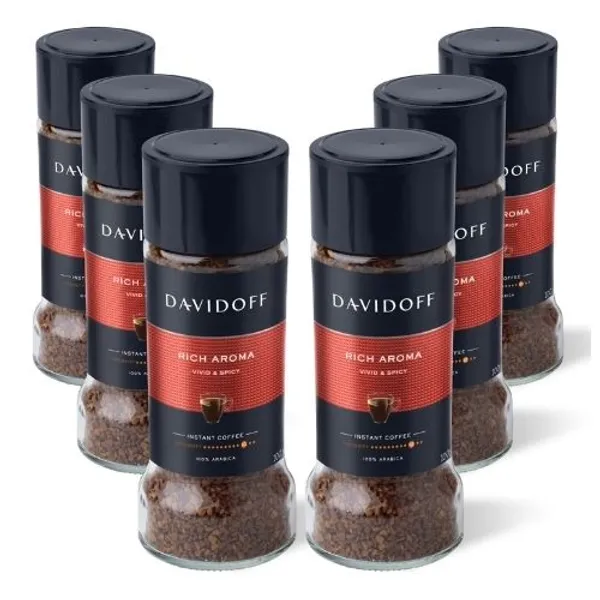 Davidoff Rich Aroma Coffee 6X100Gm
