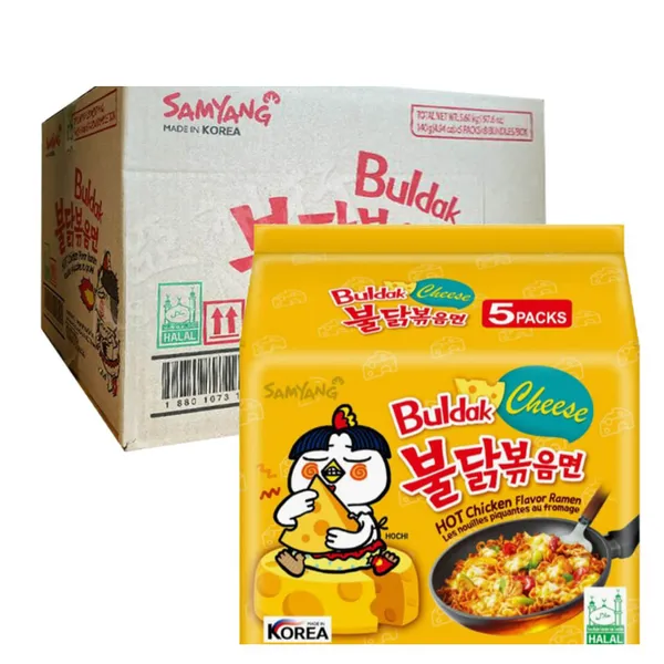 SAMYANG CHEESE HOT CHICKEN 40x140GM