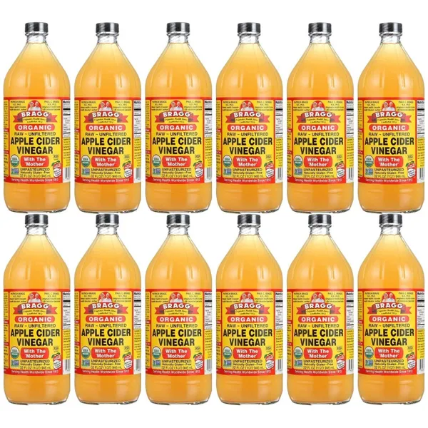 BRAGG APPLE CIDER VINEGAR (AL) 12x32OZ C