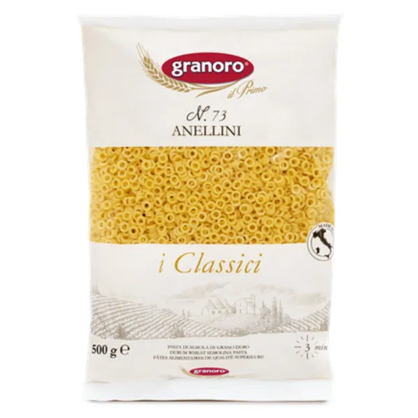 GRANORO ANELLINI PASTA 73 24X500GM