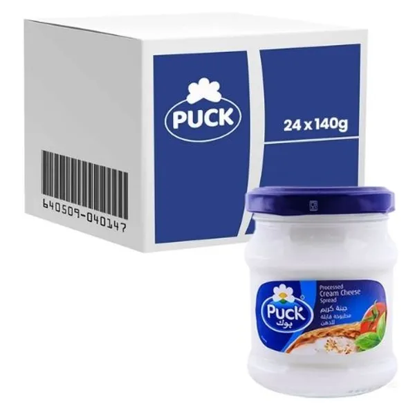 Puck Cream Cheese Glass Bottle 24x140Gm