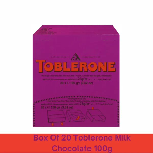 TOBLERONE FRUIT N NUT 4X20X100GM