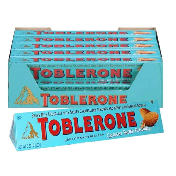 TOBLERONE CRUNCHY ALMOND 4X20X100GM