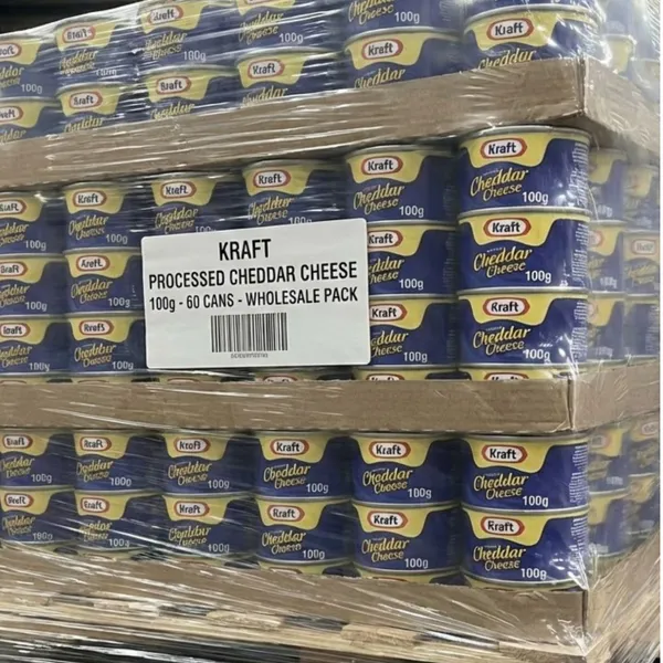 KRAFT CHEDDAR CHEESE 60X100GM