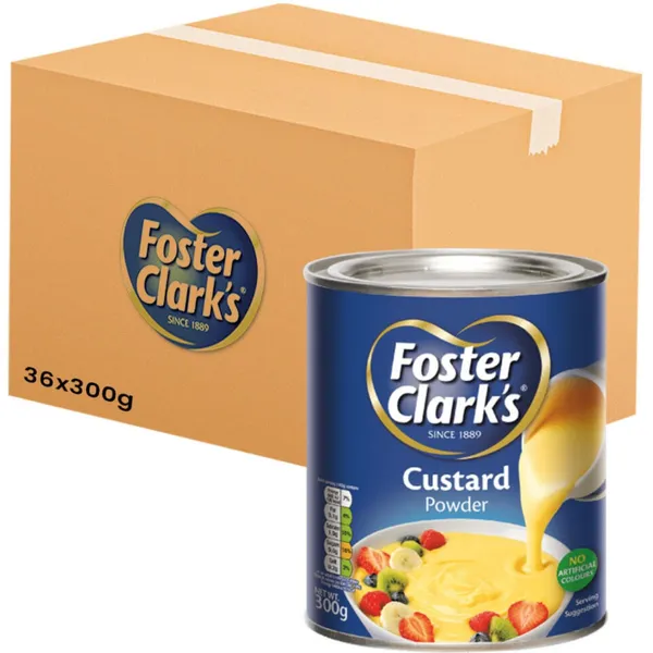 FOSTER CLARKS CUSTARD POWDER 36x300GM