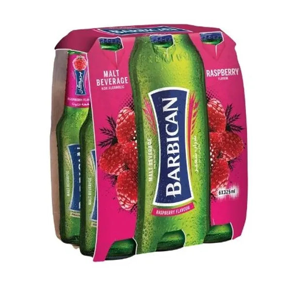 Barbican Raspberry NRB Glass Bottle 4X6X330Ml