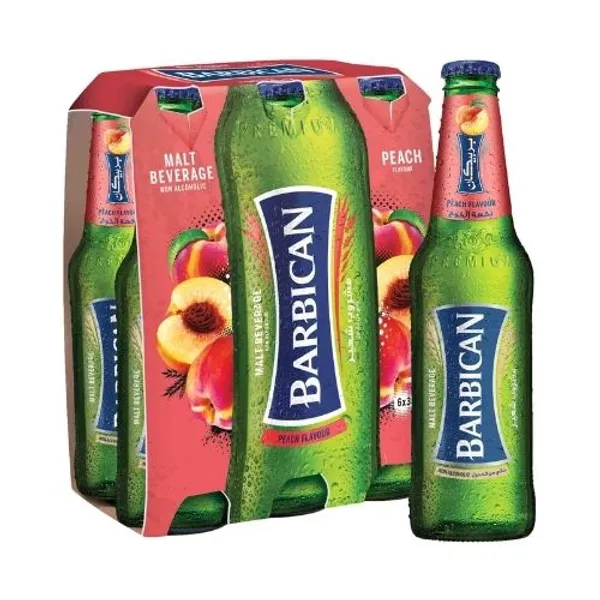 Barbican Peach NRB Glass Bottle 4X6X330Ml