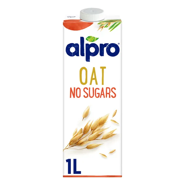 Alpro Oat Drink No Added Sugar 8x1L