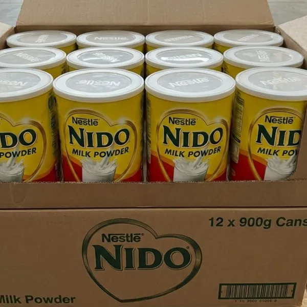 NIDO MILK POWDER WHITE CAP TIN 12X900GM