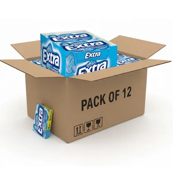 EXTRA PEPPERMINT CHEWING GUM 12X10X15PCS