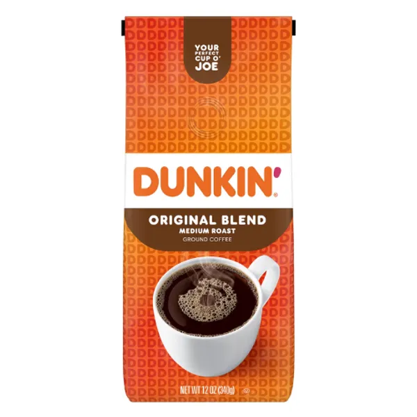 Dunkin' Donuts Original Blend Medium Roast Ground Coffee 6X12Oz