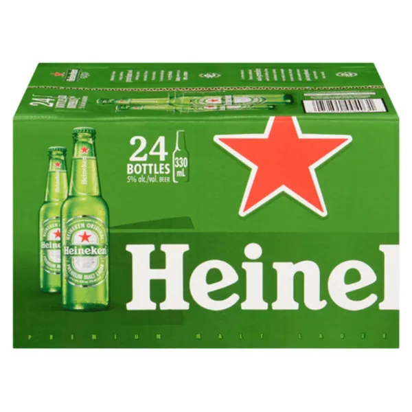 BEVERAGE BOTTLE (HNK) 5 ABV 24X330ML