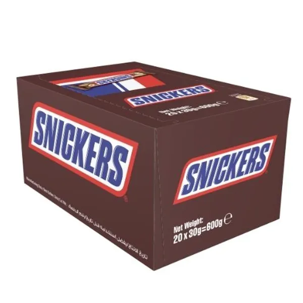 Snickers Snack Size Chocolate Arabic 12X20X30Gm