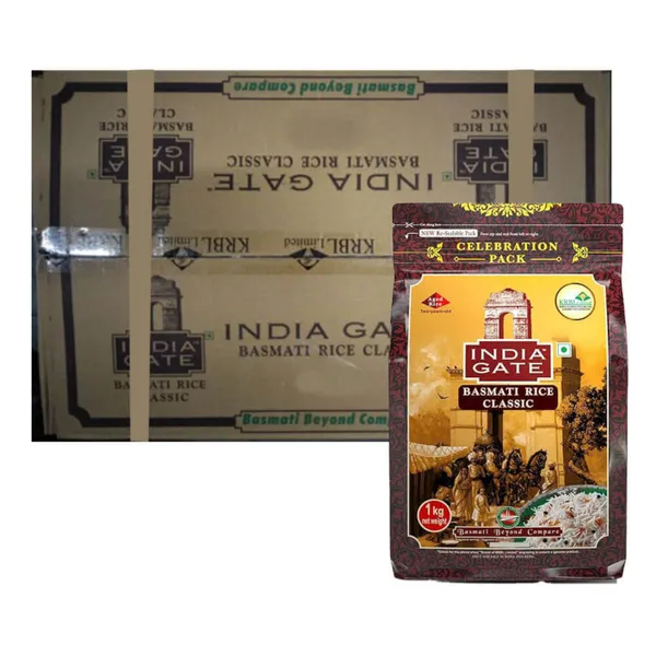 INDIA GATE CLASSIC BASMATI RICE 20X1KG