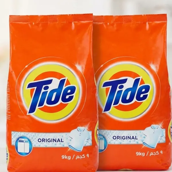 TIDE DETERGENT POWDER BLUE 2X9KG