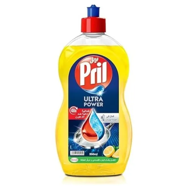 Pril Dishwash Liquid Lemon 12X500Ml