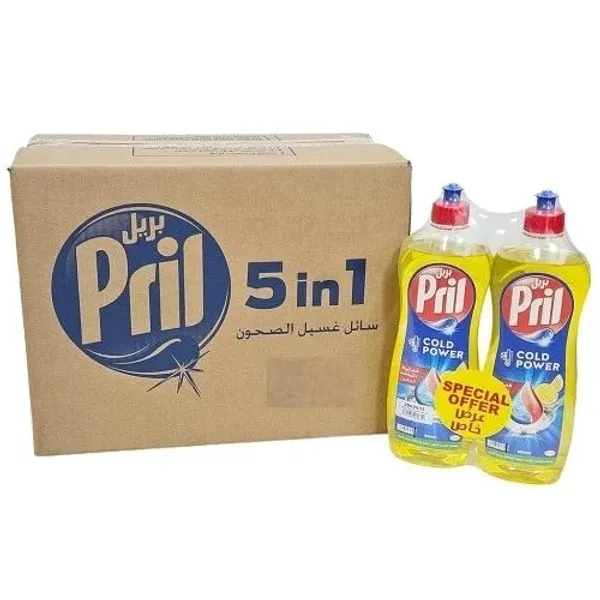 Pril Dishwash Liquid Lemon 12X500Ml