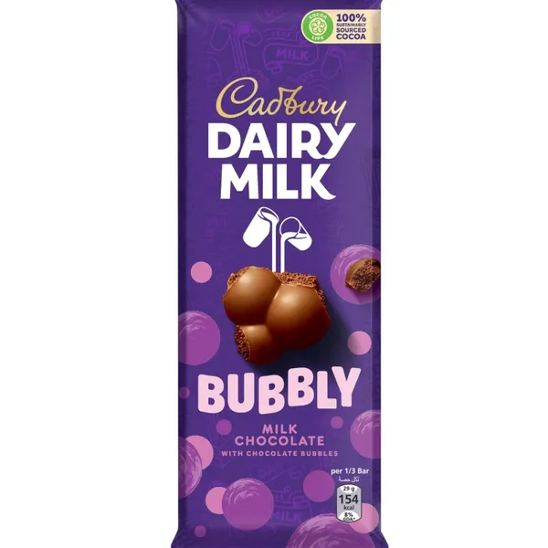 CADBURY DAIRY MILK BUBBLY 6X12X87GM