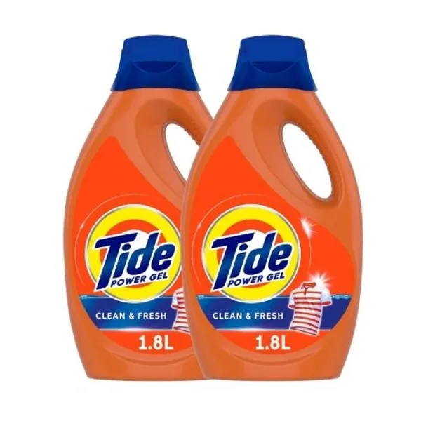 Tide Powder Gel Clean & Fresh 2X2X1.8 Ltr