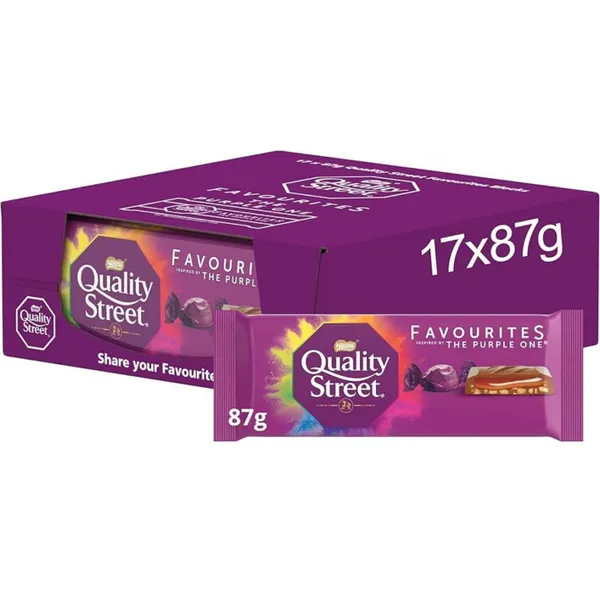 QUALITY STREET THE PURPLE ONE BLOCK 17X87GM